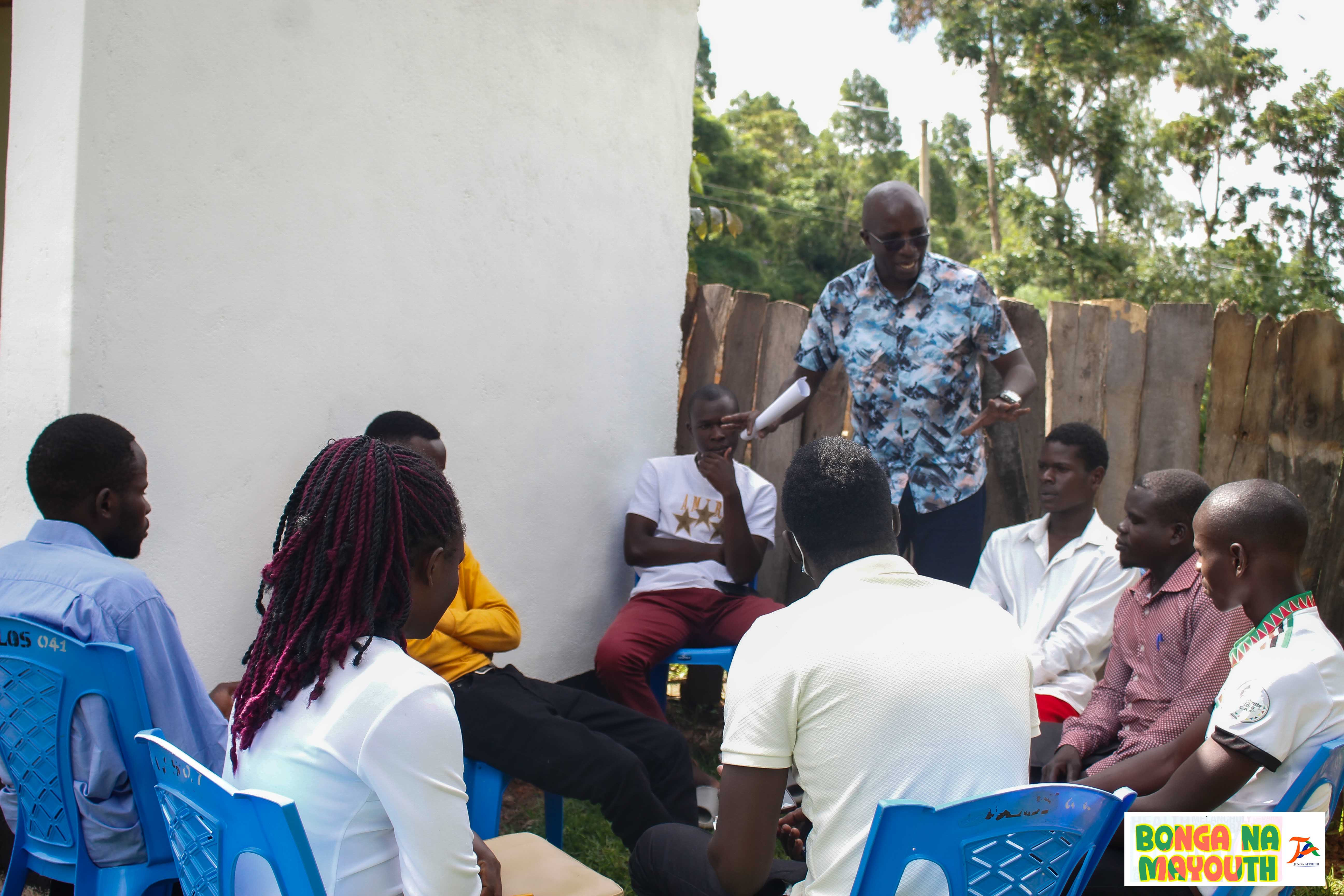 School holiday programme activities with adolescents